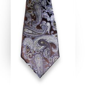 Forsyth men’s Paisley silk tie